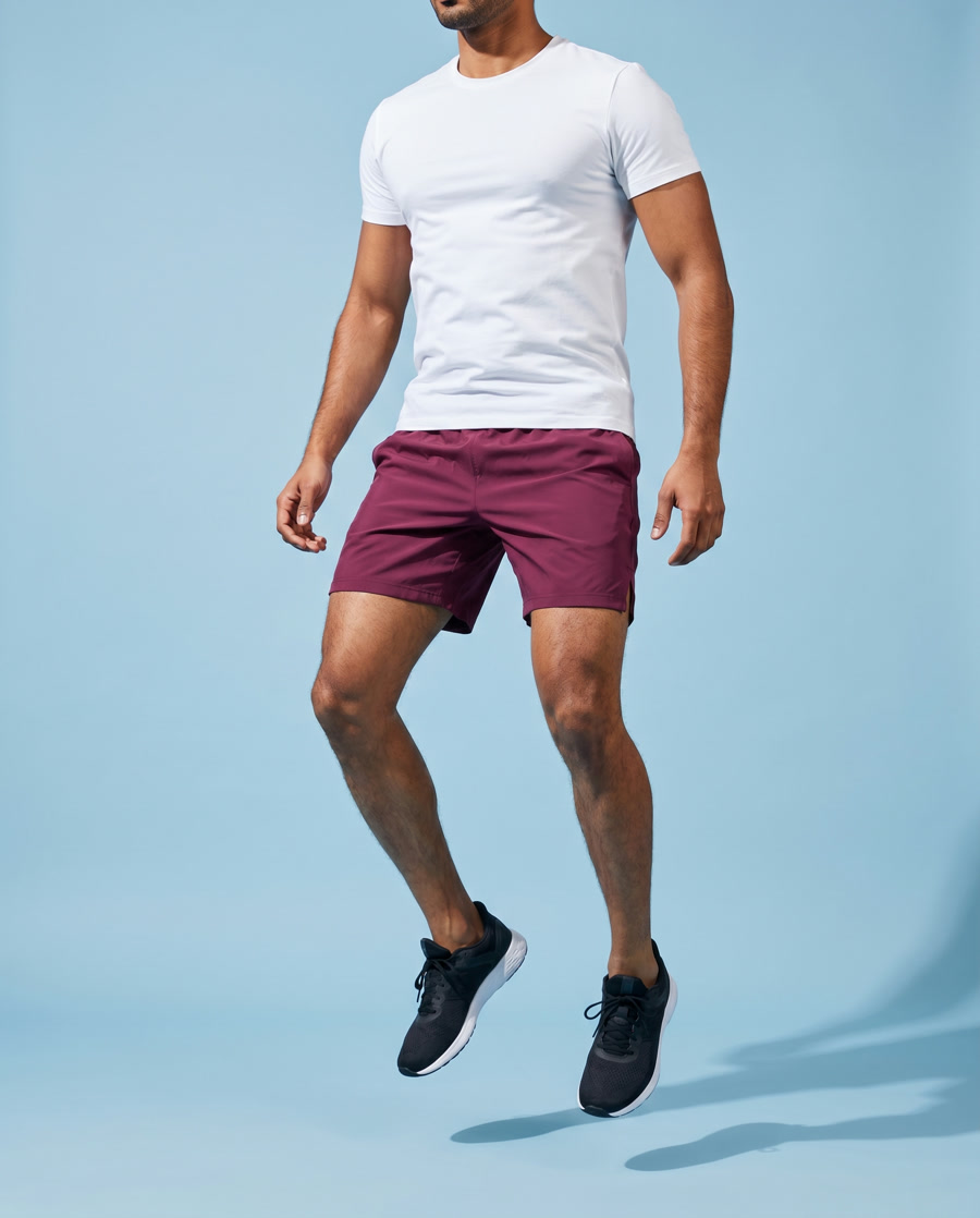 Zaflick Active Shorts in Berry